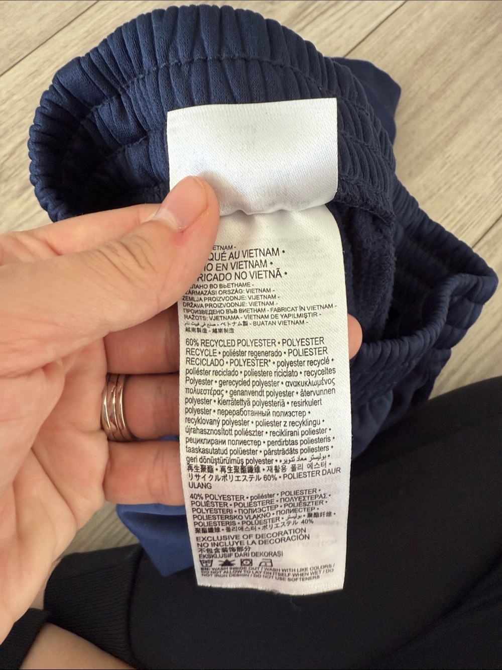 Nike Boys Blue Zip Hoodie with Navy Joggers Set Therma-Fit 4T - Picture 6 of 10